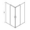 Душевая кабина Koller Pool Line CUBE 900x900 black matt (1439642403)- Фото 3